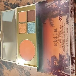New Stila Color Cocktail Travel Cheek, Lip & Eye Palette Tequila Sunrise 5.3 g